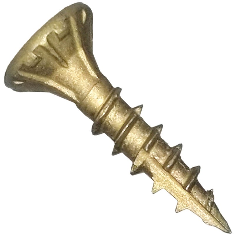 Jake Sales 8 x 3/4"" Bronze Coated Exterior Coated - ACQ Compatible Multipurpose Wood Screw -Torx/Star Drive Flat Head - 5 POUNDS - 1905 Screws - Image 3